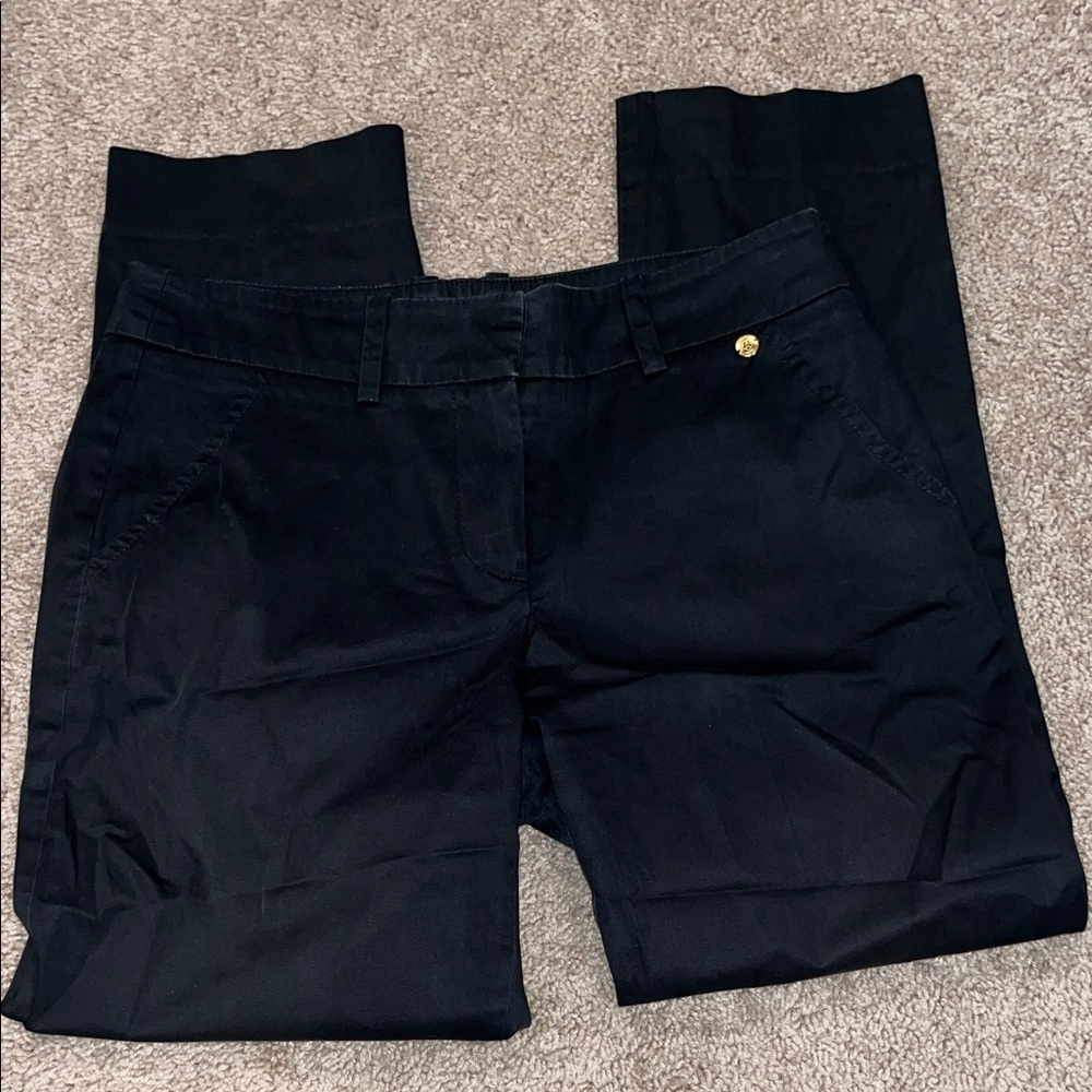 TRINA TURK Cropped black trousers